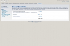 Administration control panel - Mass subscribe/unsubscribe (3.2.16)