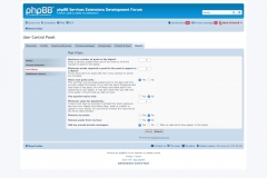 User control panel - Post filters (3.2.16)