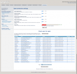 Cleantalk ACP Interface