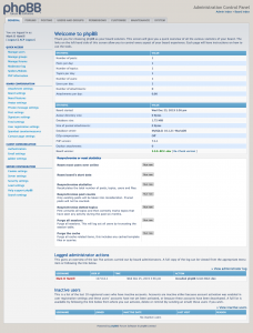 phpBB 3.3 ACP Statistics